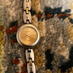 Two toned Gucci Watch